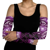 Matariki New Zealand Arm Sleeves NZ Niho Taniwha Maori New Year Purple Galaxy