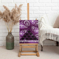 Matariki New Zealand Canvas Wall Art NZ Niho Taniwha Maori New Year Purple Galaxy LT14 - Polynesian Pride