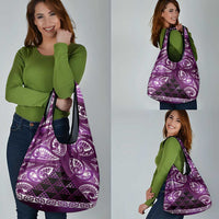 Matariki New Zealand Grocery Bag NZ Niho Taniwha Maori New Year Purple Galaxy