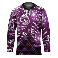 Matariki New Zealand Hockey Jersey NZ Niho Taniwha Maori New Year Purple Galaxy