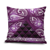 Matariki New Zealand Pillow Cover NZ Niho Taniwha Maori New Year Purple Galaxy