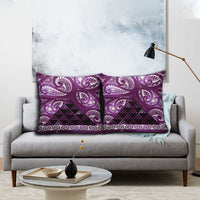 Matariki New Zealand Pillow Cover NZ Niho Taniwha Maori New Year Purple Galaxy