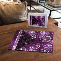 Matariki New Zealand Puzzle NZ Niho Taniwha Maori New Year Purple Galaxy