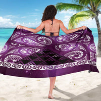 Matariki New Zealand Sarong NZ Niho Taniwha Maori New Year Purple Galaxy