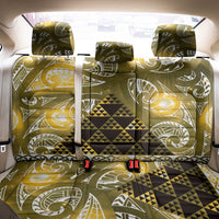 Matariki New Zealand Back Car Seat Cover NZ Niho Taniwha Maori New Year Yellow Galaxy LT14 - Polynesian Pride