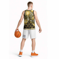 Matariki New Zealand Basketball Jersey NZ Niho Taniwha Maori New Year Yellow Galaxy