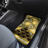 Matariki New Zealand Car Mats NZ Niho Taniwha Maori New Year Yellow Galaxy LT14 - Polynesian Pride
