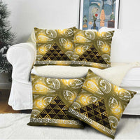 Matariki New Zealand Pillow Cover NZ Niho Taniwha Maori New Year Yellow Galaxy