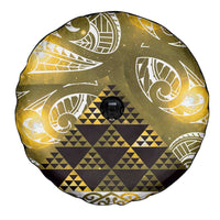 Matariki New Zealand Spare Tire Cover NZ Niho Taniwha Maori New Year Yellow Galaxy