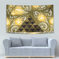 Matariki New Zealand Tapestry NZ Niho Taniwha Maori New Year Yellow Galaxy