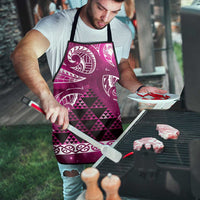 Matariki New Zealand Apron NZ Niho Taniwha Maori New Year Pink Galaxy