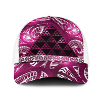 Matariki New Zealand Baseball Net Cap NZ Niho Taniwha Maori New Year Pink Galaxy