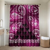 Matariki New Zealand Bathroom Set NZ Niho Taniwha Maori New Year Pink Galaxy