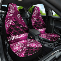 Matariki New Zealand Car Seat Cover NZ Niho Taniwha Maori New Year Pink Galaxy