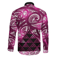 Matariki New Zealand Family Matching Mermaid Dress and Hawaiian Shirt NZ Niho Taniwha Maori New Year Pink Galaxy