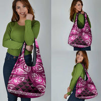 Matariki New Zealand Grocery Bag NZ Niho Taniwha Maori New Year Pink Galaxy LT14 - Polynesian Pride