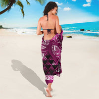 Matariki New Zealand Sarong NZ Niho Taniwha Maori New Year Pink Galaxy