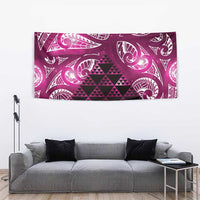 Matariki New Zealand Tapestry NZ Niho Taniwha Maori New Year Pink Galaxy