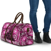 Matariki New Zealand Travel Bag NZ Niho Taniwha Maori New Year Pink Galaxy