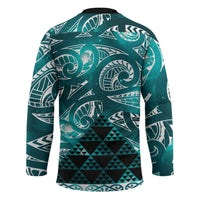 Matariki New Zealand Hockey Jersey NZ Niho Taniwha Maori New Year Cyan Galaxy