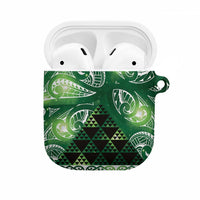 Matariki New Zealand AirPods Case NZ Niho Taniwha Maori New Year Green Galaxy LT14 Green - Polynesian Pride