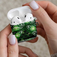 Matariki New Zealand AirPods Case NZ Niho Taniwha Maori New Year Green Galaxy LT14 - Polynesian Pride
