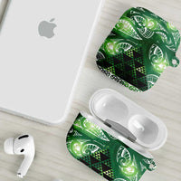 Matariki New Zealand AirPods Case NZ Niho Taniwha Maori New Year Green Galaxy LT14 - Polynesian Pride