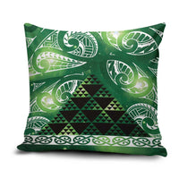 Matariki New Zealand Pillow Cover NZ Niho Taniwha Maori New Year Green Galaxy LT14 Green - Polynesian Pride