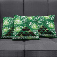 Matariki New Zealand Pillow Cover NZ Niho Taniwha Maori New Year Green Galaxy LT14 - Polynesian Pride