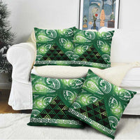 Matariki New Zealand Pillow Cover NZ Niho Taniwha Maori New Year Green Galaxy LT14 - Polynesian Pride