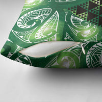 Matariki New Zealand Pillow Cover NZ Niho Taniwha Maori New Year Green Galaxy LT14 - Polynesian Pride