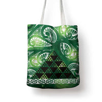 Matariki New Zealand Tote Bag NZ Niho Taniwha Maori New Year Green Galaxy LT14 - Polynesian Pride