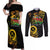 Personalised Vanuatu 678 Couples Matching Off Shoulder Maxi Dress and Long Sleeve Button Shirt Proud To Be A Ni-Van