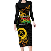 Personalised Vanuatu 678 Family Matching Long Sleeve Bodycon Dress and Hawaiian Shirt Proud To Be A Ni-Van