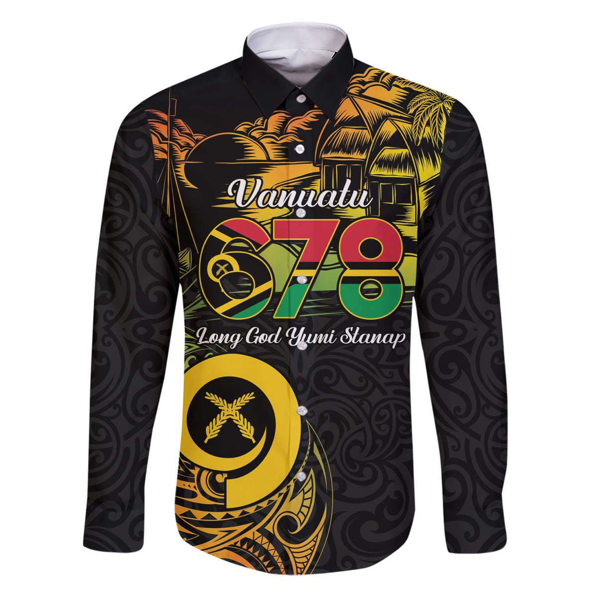 Personalised Vanuatu 678 Family Matching Short Sleeve Bodycon Dress and Hawaiian Shirt Proud To Be A Ni-Van