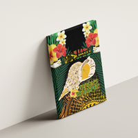 Vanuatu Triton's Trumpet Canvas Wall Art Tropical Flowers Vanuatuan Map