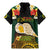 Vanuatu Triton's Trumpet Family Matching Mermaid Dress and Hawaiian Shirt Tropical Flowers Vanuatuan Map