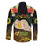 Vanuatu Triton's Trumpet Family Matching Tank Maxi Dress and Hawaiian Shirt Tropical Flowers Vanuatuan Map