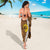 Vanuatu Coconut Crab Sarong Ni-Van Tropical Leaves With Sand Drawing Art
