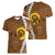 Vanuatu Coconut Crab Women V-Neck T-Shirt Ni-Van Tropical Leaves With Sand Drawing Art