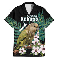 Personalised New Zealand Kakapo Family Matching Mermaid Dress and Hawaiian Shirt Aotearoa Fern With Manuka