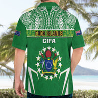Cook Islands Football Hawaiian Shirt Go Kuki Airani Polynesian Sporty Style LT14 - Polynesian Pride