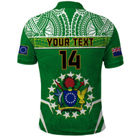 Custom Cook Islands Football Polo Shirt Go Kuki Airani Polynesian Sporty Style LT14 - Polynesian Pride