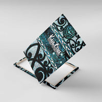 Kia Ora New Zealand Canvas Wall Art Aotearoa Proud Maori Paua Shell Silver Fern - Polynesian Pride