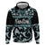 Kia Ora New Zealand Hoodie Aotearoa Proud Maori Paua Shell Silver Fern - Polynesian Pride