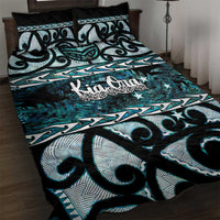 Kia Ora New Zealand Quilt Bed Set Aotearoa Proud Maori Paua Shell Silver Fern - Polynesian Pride