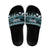 Kia Ora New Zealand Slide Sandals Aotearoa Proud Maori Paua Shell Silver Fern - Polynesian Pride