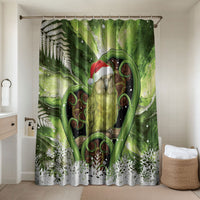 Kakapo New Zealand Christmas In July Bathroom Set NZ Aroha Koru Fern Marble Vibes