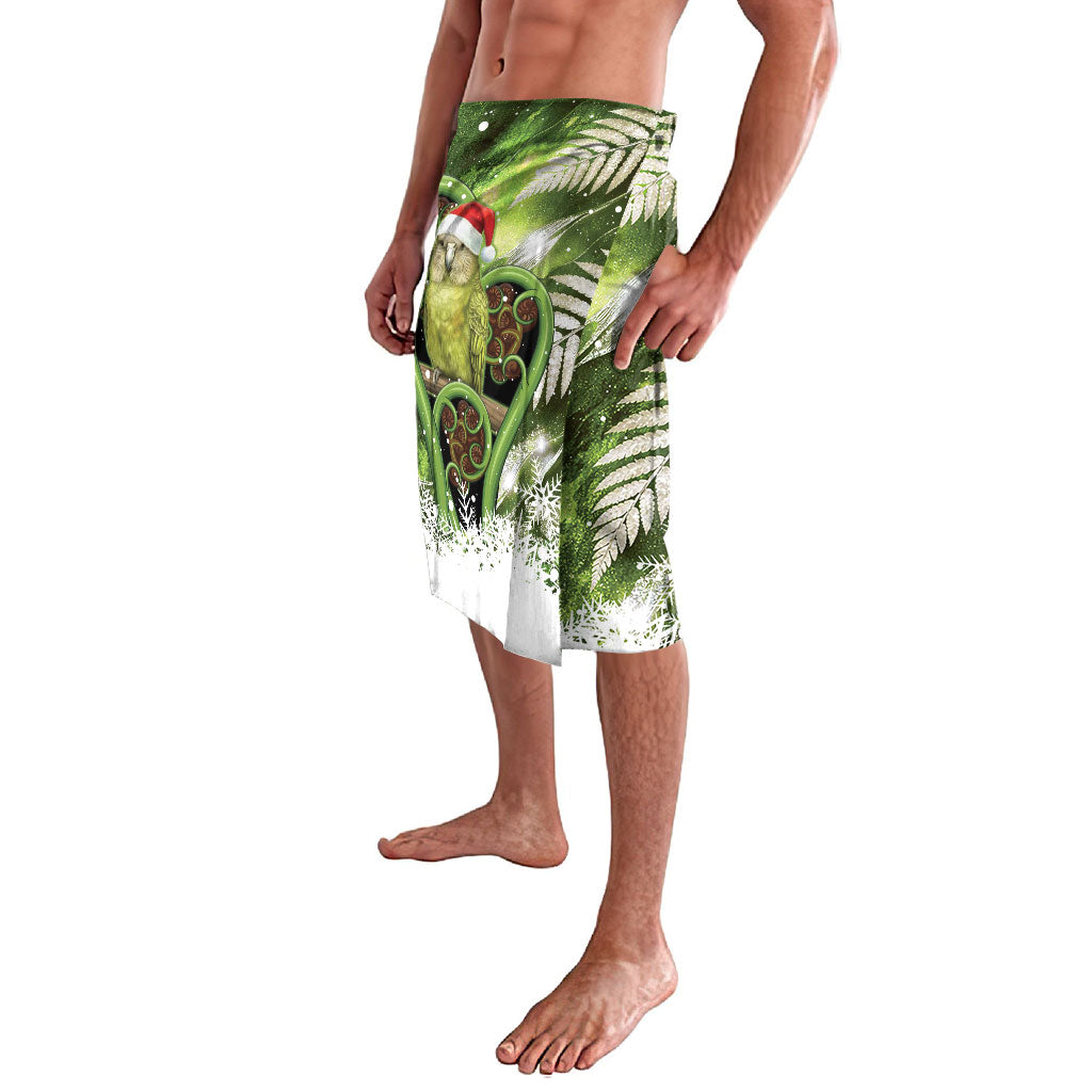 Kakapo New Zealand Christmas In July Lavalava NZ Aroha Koru Fern Marble Vibes