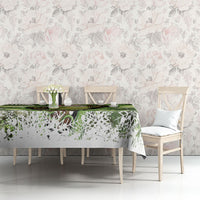 Kakapo New Zealand Christmas In July Tablecloth NZ Aroha Koru Fern Marble Vibes
